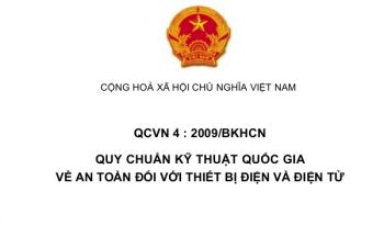 An toàn điện thiết bị điện gia dụng QCVN4